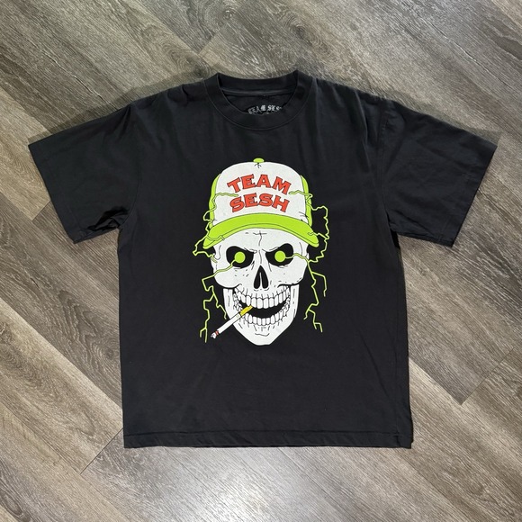 TeamSesh Other - TeamSESH BONES Tour 2025 Double Sided T-Shirt M Skull Graphic Rare Streetwear